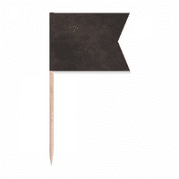 Црн Кожен Дизајн Чепкалка За Заби Означување На Знамиња За Забава Торта Храна Чинија Со Сирење