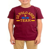 С. Поло Асн. Графичка маица за момчиња, 2-пакет, големини 4-18