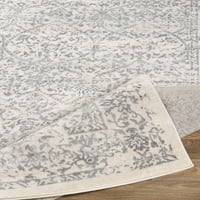 Уметнички ткајачи Роми Ориентална област килим, слонова коска средна сива боја, 6'7 9 '