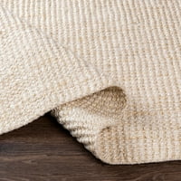 Уметнички ткајачи Солиден печатен рачно изработен килим, 5 '3'