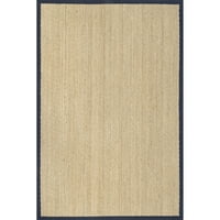 Nuloom Larnaca Seagrass цврст килим на отворено акцент, 2 '3', морнарица
