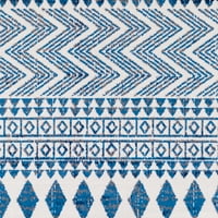 Уметнички ткајачи Серено сина 7'10 10 Глобален тепих со лента