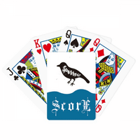 Спароу Црно - Бело Животно Резултат Покер Играње Карти Инди Игра
