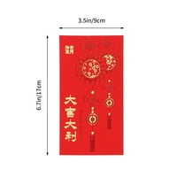 Година На Тигар Пари Џеб Кинеска Нова Година Црвени Пликови Хартија Црвен Пакет