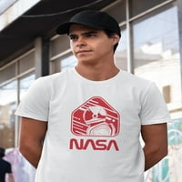 Маички со црвени знаци на НАСА-маички-Наса дизајни, машки 4x-големи