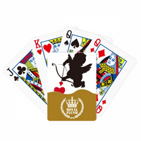 Љубов Купидон Ангел Срце Шема Кралската Флеш Покер Игра Со Карти