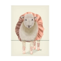 Фабна фанки „балет овци 1“ платно уметност