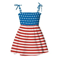 Фустани за девојчиња од јули ден независност на плажа здолниште фустан